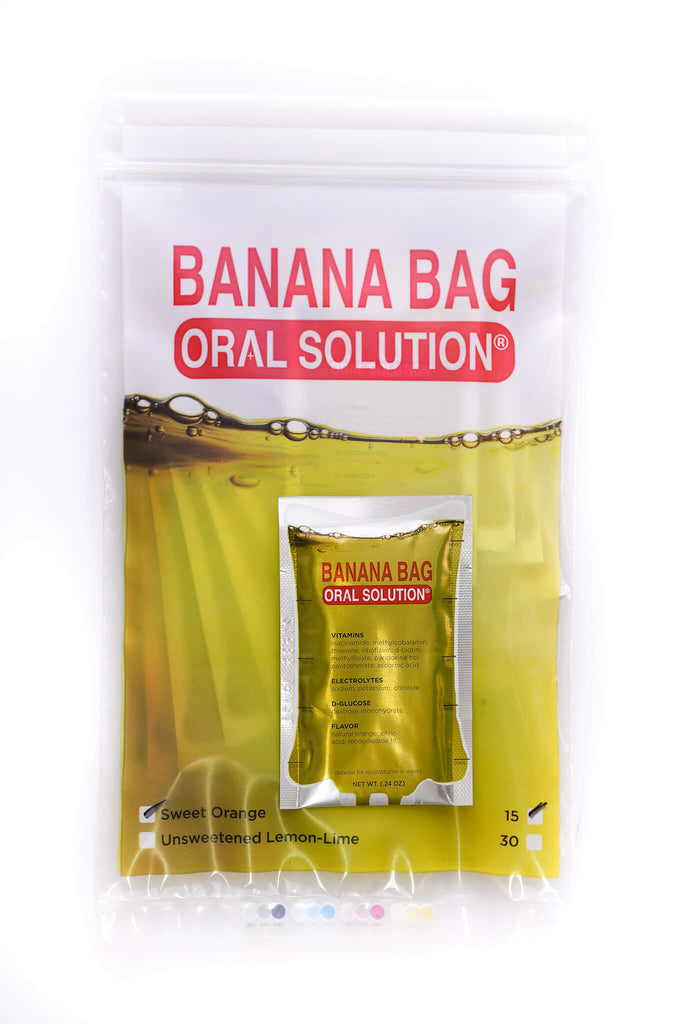 Banana Bag - Sweet Orange - Oral Rehydration + Vitamins Solution